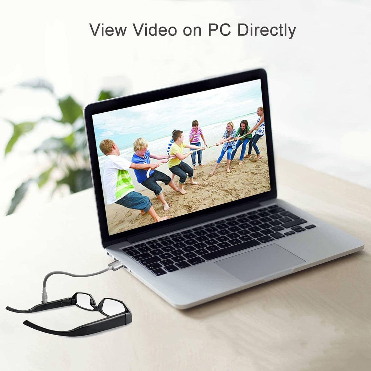 Smart Camera Glasses with Camera HD 1080P Sports Wearable Glasses for Outdoor Sports