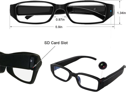 Smart Camera Glasses with Camera HD 1080P Sports Wearable Glasses for Outdoor Sports