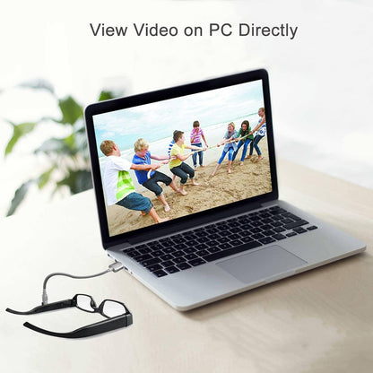 Smart Camera Glasses with Camera HD 1080P Sports Wearable Glasses for Outdoor Sports